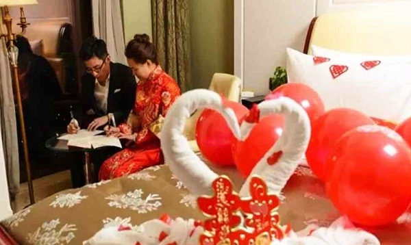 couple-spend-wedding-night-copying-party-constitution